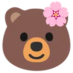 Bär + Kirschblüte
