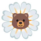 Bär + gelbe Blüte