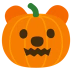 Bär + Halloweenkürbis