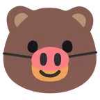 Bär + Schweinegesicht