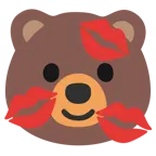 Bär + Kussabdruck