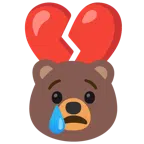 Bär + gebrochenes Herz