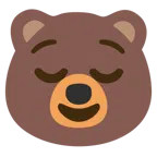 Bär + erleichtertes Gesicht