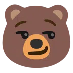 Bär + süffisant lächelndes Gesicht