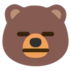 Bär + ausdrucksloses Gesicht