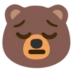 Bär + nachdenkliches Gesicht