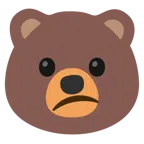 Bär + verwundertes Gesicht
