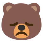 Bär + enttäuschtes Gesicht