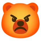 Bär + schmollendes Gesicht