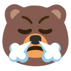 Bär + schnaubendes Gesicht