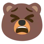 Bär + müdes Gesicht