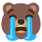 Bär + heulendes Gesicht