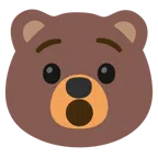 Bär + verdutztes Gesicht