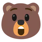 Bär + erstauntes Gesicht