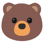Bär + Gesicht ohne Mund