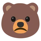 Bär + betrübtes Gesicht