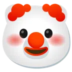 Bär + Clown-Gesicht