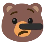 Bär + lügendes Gesicht