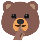 Bär + ermahnendes Gesicht