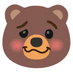 Bär + schwindeliges Gesicht