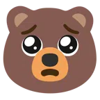 Bär + bettelndes Gesicht