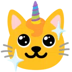 Einhorn + Katzengesicht