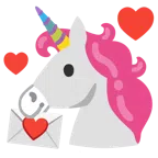 Einhorn + Liebesbrief