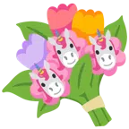 Einhorn + Blumenstrauß