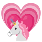 Einhorn + wachsendes Herz