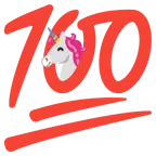 Einhorn + 100 Punkte
