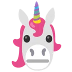 Einhorn + neutrales Gesicht