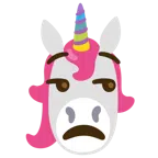 Einhorn + verstimmtes Gesicht