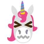 Einhorn + verwirrtes Gesicht