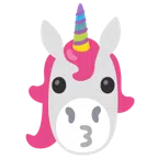 Einhorn + küssendes Gesicht
