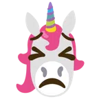 Einhorn + entschlossenes Gesicht