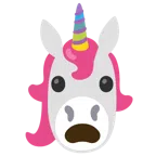 Einhorn + entsetztes Gesicht