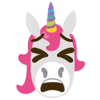 Einhorn + müdes Gesicht