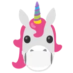 Einhorn + Gesicht mit Atemschutzmaske