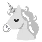 Einhorn + weißes Herz