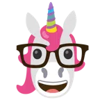 Einhorn + Strebergesicht