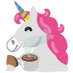 Einhorn + Heißgetränk