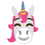 Einhorn + lächelndes Gesicht