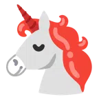 Einhorn + rotes Herz