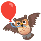 sowa + balon