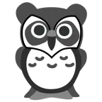 sowa + głowa pandy