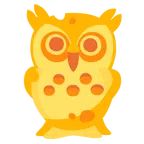 sowa + kawałek sera