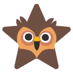 sowa + gwiazda