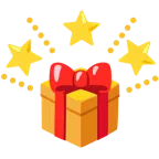 regalo + stella che brilla