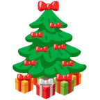 regalo + albero sempreverde