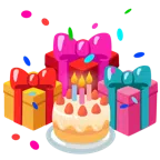 regalo + torta di compleanno